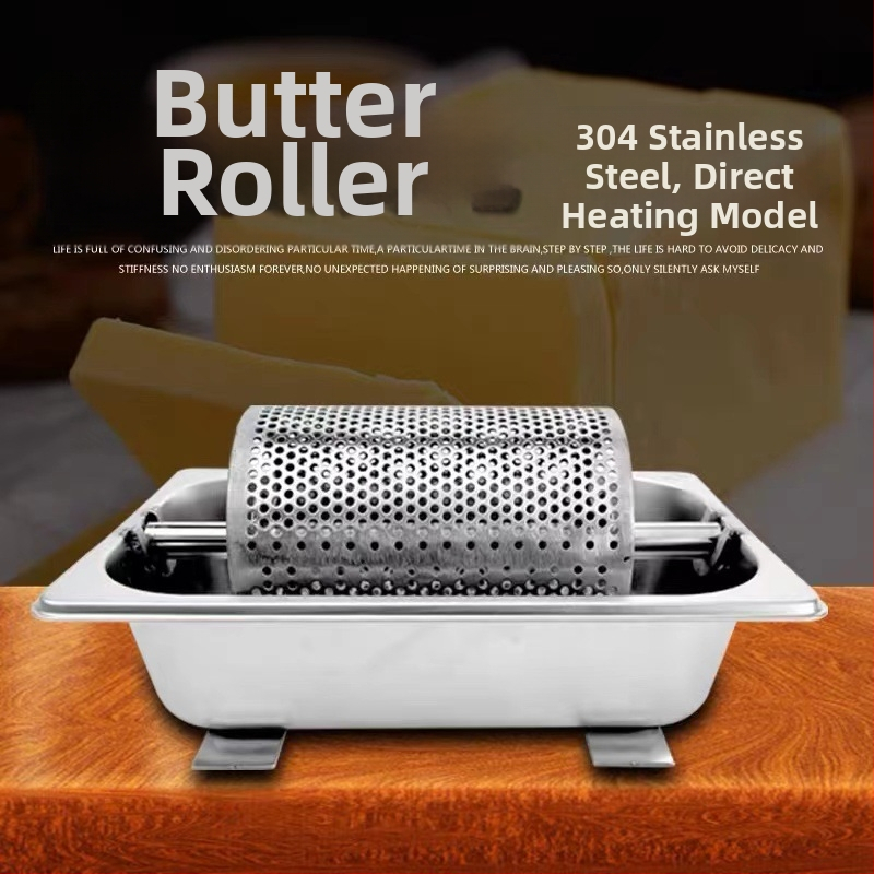 Valec na maslo z nehrdzavejúcej ocele 304 pre burgre – nepravidelný tvar, jednoduchý štýl