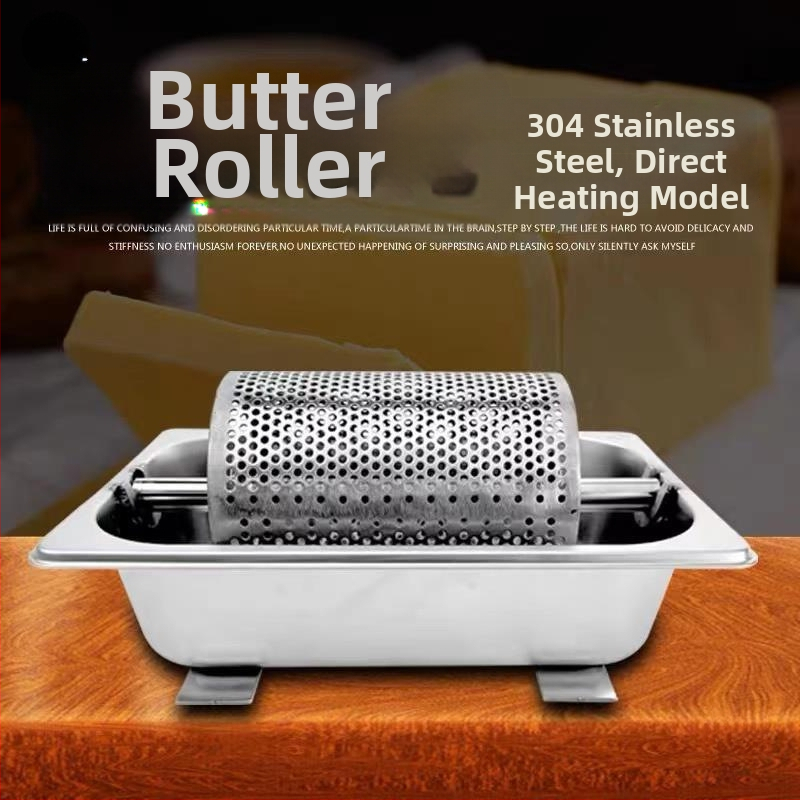 Valec na maslo z nehrdzavejúcej ocele 304 pre burgre – nepravidelný tvar, jednoduchý štýl