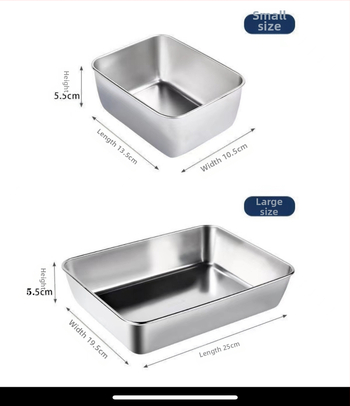 Nerezová oceľová obdĺžniková nádoba do chladničky s viečkom, tesniaca na uskladnenie potravín