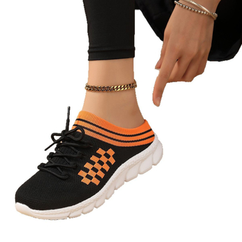 Női hálószövésű loafers, lélegző, koreai stílus, kerek orr, alacsony boka, MD talppal, mindennapi slip-on cipők