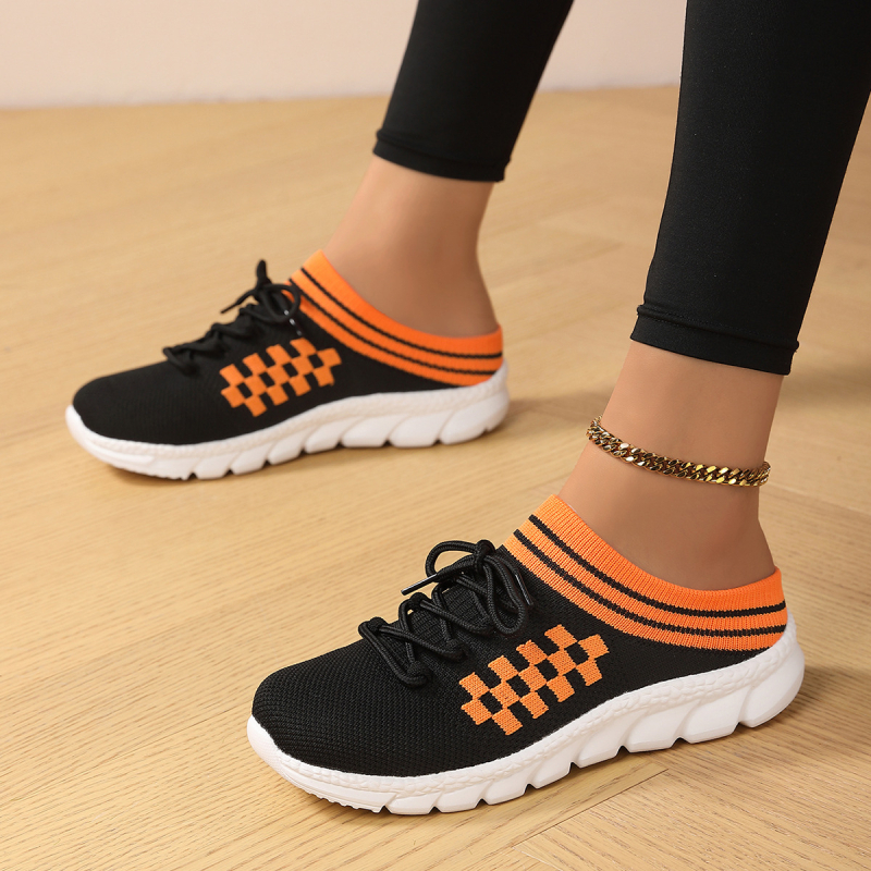 Női hálószövésű loafers, lélegző, koreai stílus, kerek orr, alacsony boka, MD talppal, mindennapi slip-on cipők