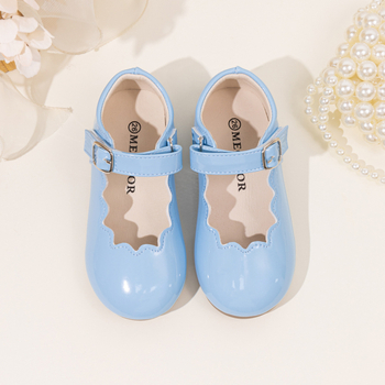 Meitenēm Mary Jane kurpes, Princeses stil, ar Velcro aizdari, zems profils, PU augšdaļa, TPR zole