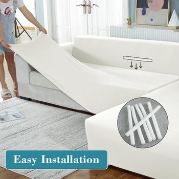 Sofa užvalkalas iš poliesterio | Suderinamas su moduline sofa | Paprastas stilius | Apsauginis užvalkalas / sofų užvalkalas