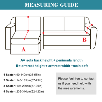 Sofa užvalkalas iš poliesterio | Suderinamas su moduline sofa | Paprastas stilius | Apsauginis užvalkalas / sofų užvalkalas