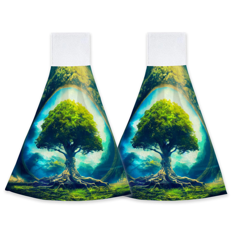 Utierka na ruky s motívom lesných zvierat a rastlín, chemické vlákno, 150d vlákna, 200g+