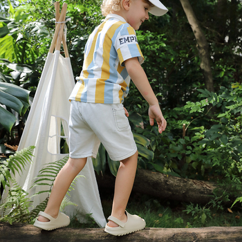 Detské plážové topánky s Velcro – EVA vrchná časť a EVA podrážka, pre vek 4–6 rokov, voľnočasový štýl