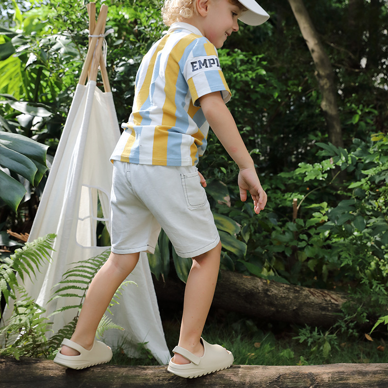 Детски плажни обувки с велкро – EVA горна част и EVA подметка, за деца на възраст 4–6 години, свободен стил