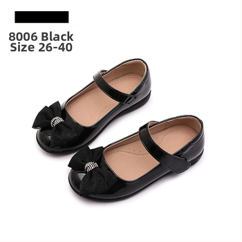 Dievčenské topánky z PU, čínskeho štýlu, s Velcro remienkom, PU vnútro a stielka, podrážka z TPR