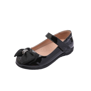 Dievčenské topánky z PU, čínskeho štýlu, s Velcro remienkom, PU vnútro a stielka, podrážka z TPR