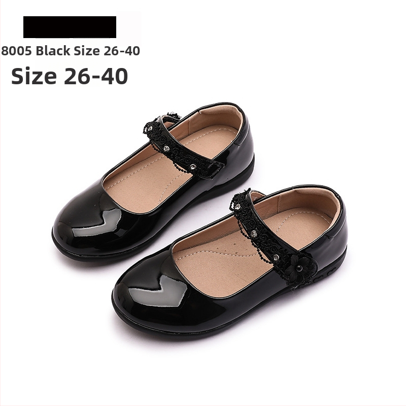 Dievčenské topánky z PU, čínskeho štýlu, s Velcro remienkom, PU vnútro a stielka, podrážka z TPR