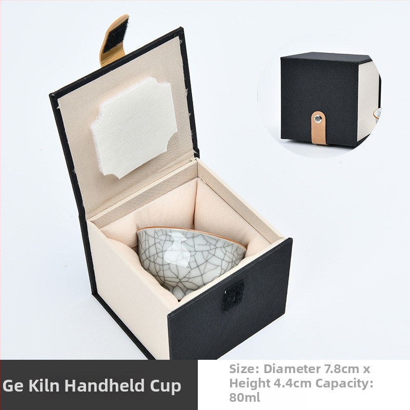 Sada šálok na čaj z porcelánu Dehua, nový čínsky štýl, jednobarebná glazúra, darčeková krabička