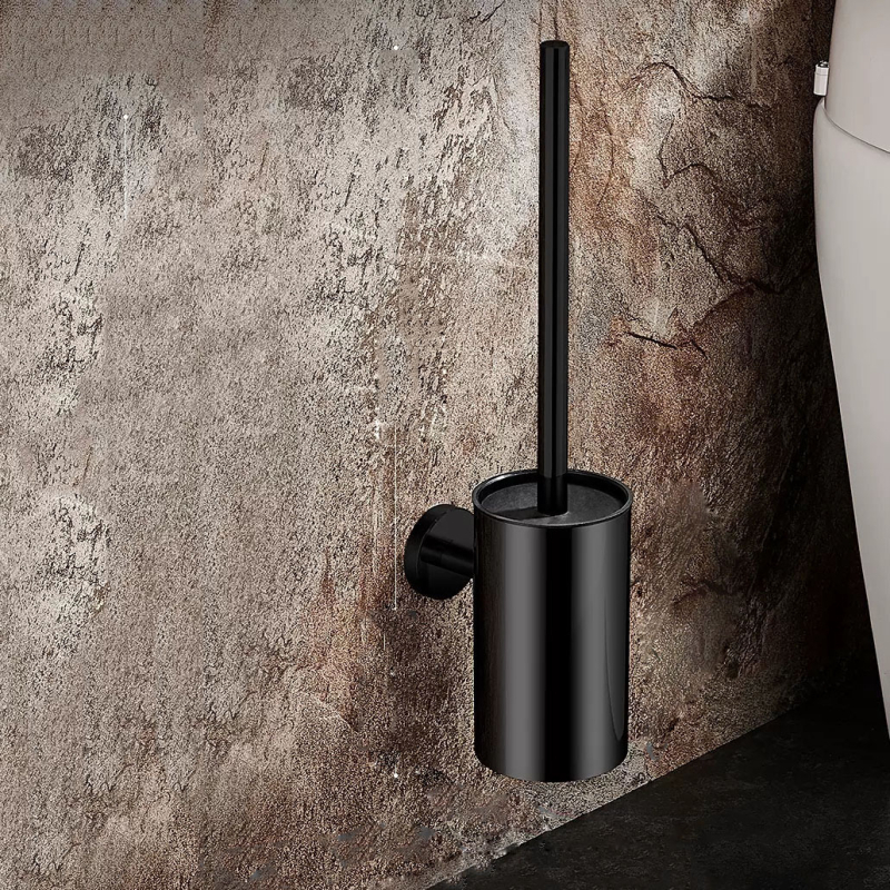 Stojanový set kefy na toaletu s držiakom na podlahu, nerezová oceľ, ľahký luxusný štýl, pôvod Wenzhou