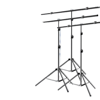 Rozťahovateľný stojan na pozadie pre fotografovanie, na zavesenie pozadí a identifikačné snímky — Model cs-107