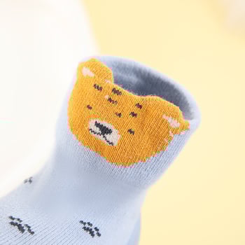 Topánky pre batoľatá s motívom Cartoon, bavlnená vrchná časť, vysoký vrch, priedušné, pre všetky ročné obdobia