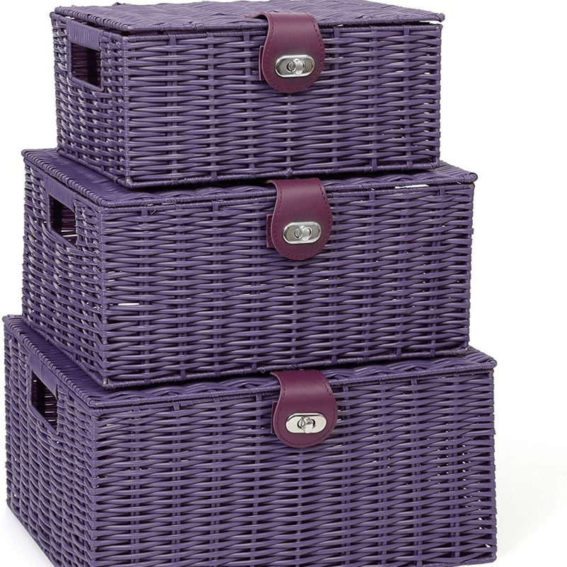 Plastová úložná nádoba s vekom, model 123 — viacúčelová, odolná voči prachu, bez montáže, do spálne, vhodná na spodné prádlo, ponožky, svetre, časopisy, podprsenky