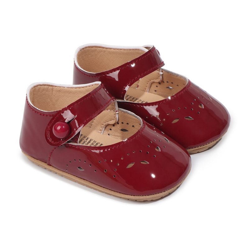 Topánky pre batoľatá na chodenie – mäkká podrážka, PU vršok, priedušné, protišmykové, štýl princezná