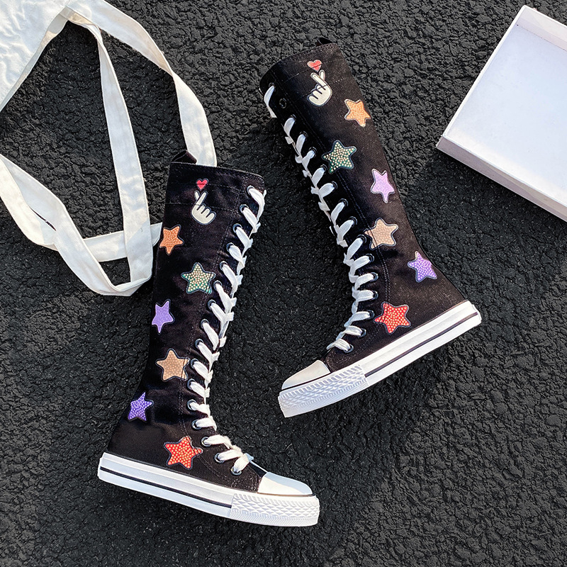 Detské vysoké tenisky z plátna s bočným zipsom, gumová podrážka, EVA vložka