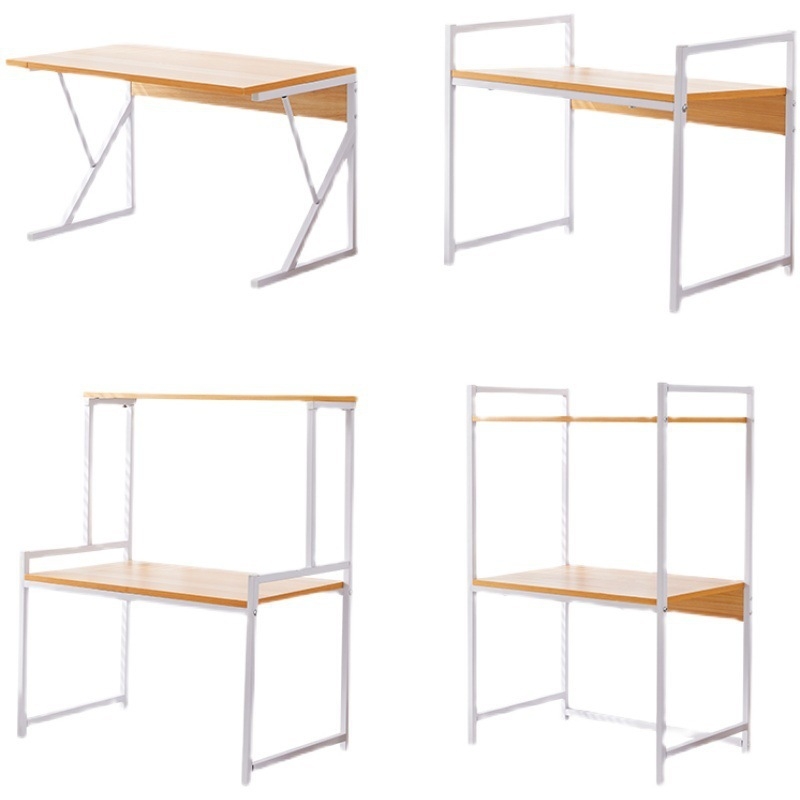 Stojanový kuchynský regál na mikrovlnnú rúru s držiakom na koreniny a fľaše oleja, soli a octu – moderný minimalistický štýl, podlaha stojací, bez montáže