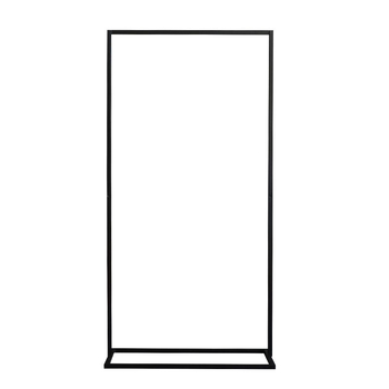 Železný uvítací znak na svadbu so štvorcovým oblúkom a výstavnou konštrukciou – Boyu, kartónové balenie, prispôsobiteľný, na svadby