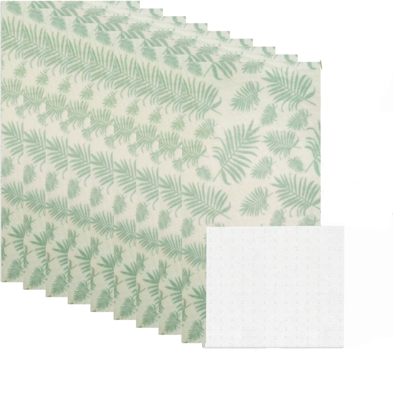 Libisemiskindel külmiku matt, veekindel ja õlile vastupidav, niiskuse- ja hallitusvastane; polüester, lillemustriga, ruudukujuline kuju