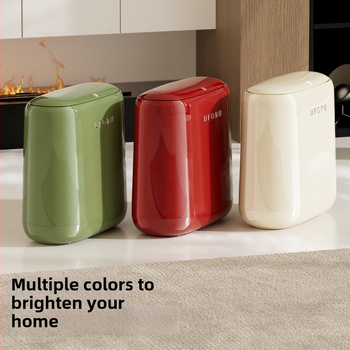 Domáci odpadkový kôš s tlačovým uzáverom, dvojitý koš, vodotesný, oválny tvar, kapacita nad 12 l