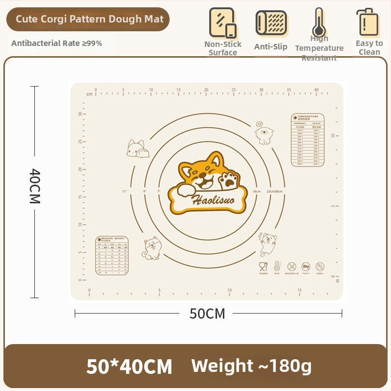 Silikónová podložka na miesenie cesta — Sylvania, tlač loga dostupná, prispôsobiteľné, uvedená v roku 2023