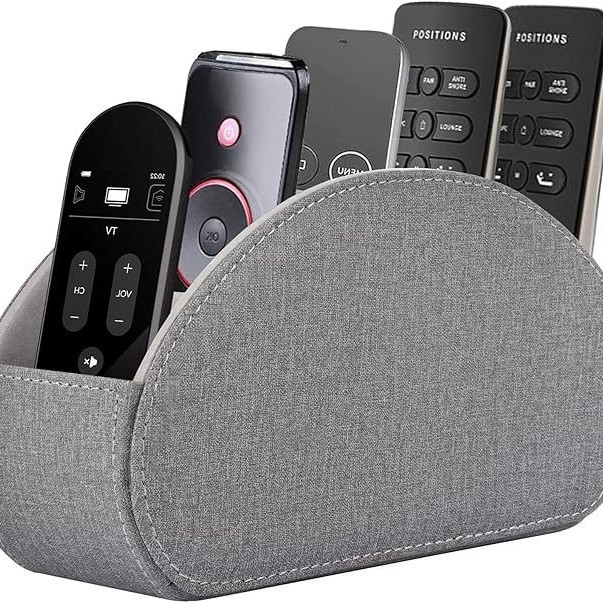 Cutie organizator din piele PU pentru telecomenzi, cosmetice și papetărie | Material: PU; Funcție: Organizare; Capacitate: 1 L; Aplicații: telecomenzi, cosmetice, papetărie, reviste
