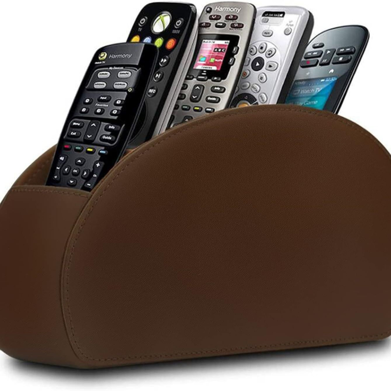 Cutie organizator din piele PU pentru telecomenzi, cosmetice și papetărie | Material: PU; Funcție: Organizare; Capacitate: 1 L; Aplicații: telecomenzi, cosmetice, papetărie, reviste