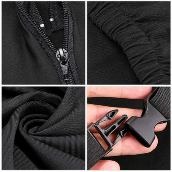 Elastický poťah na stoličku z polyesteru pre kancelárske a herné stoličky, prachotesný, oválny tvar operadla, moderný minimalistický štýl, vrátanie rukavíc na podrúčky