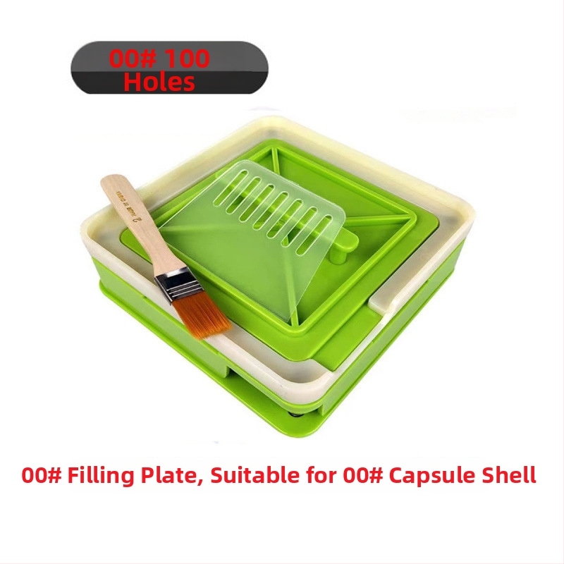 Kapsulová plnička s doskou na prášok, doska s 200 otvormi, kód produktu Mkcchcj2w