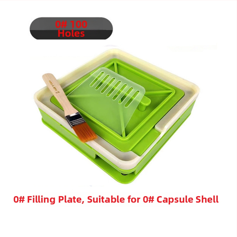 Kapsulová plnička s doskou na prášok, doska s 200 otvormi, kód produktu Mkcchcj2w