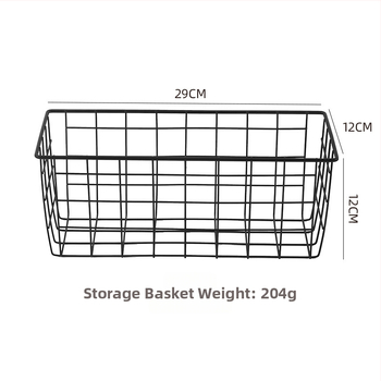 Kovaná železná zásobárenská košík na stolné usporiadanie, moderný minimalistický štýl, materiál: železný drôt