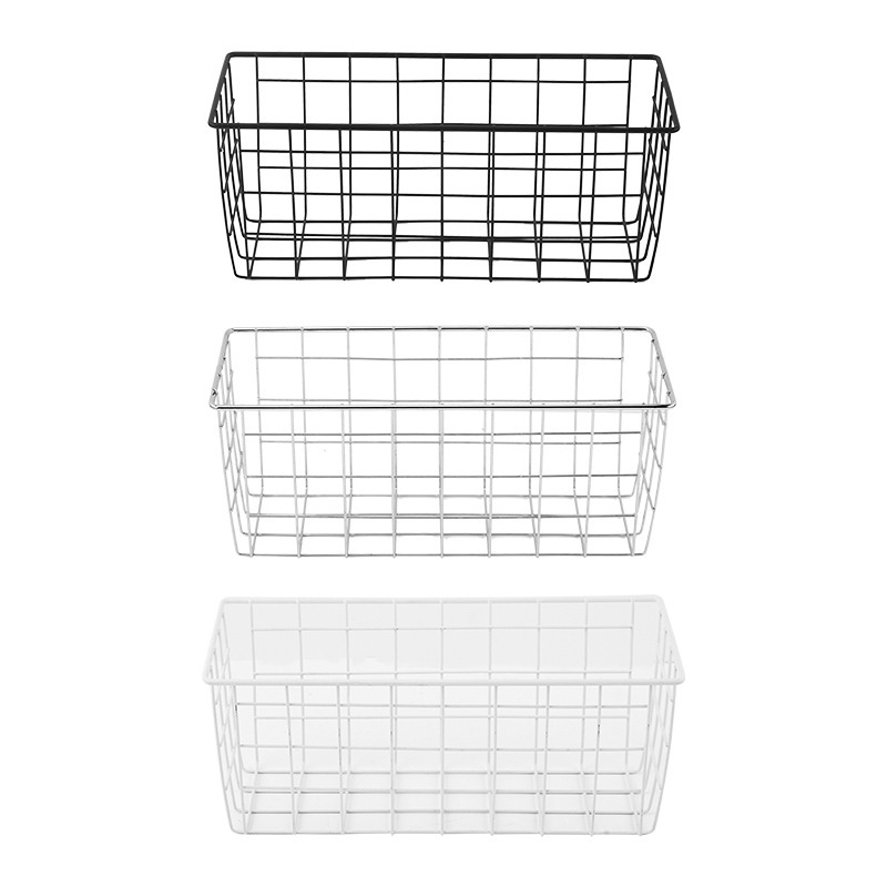 Kovinė geležinė laikymo pintinė staliniam organizavimui, šiuolaikinio minimalistinio stiliaus, medžiaga: geležies viela