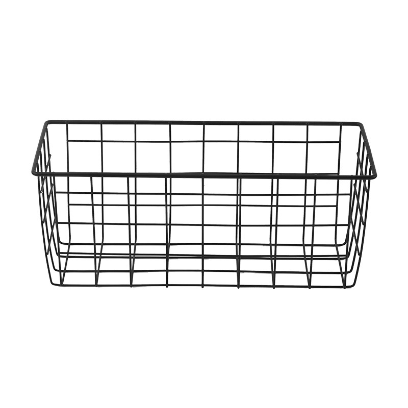 Kovaná železná zásobárenská košík na stolné usporiadanie, moderný minimalistický štýl, materiál: železný drôt