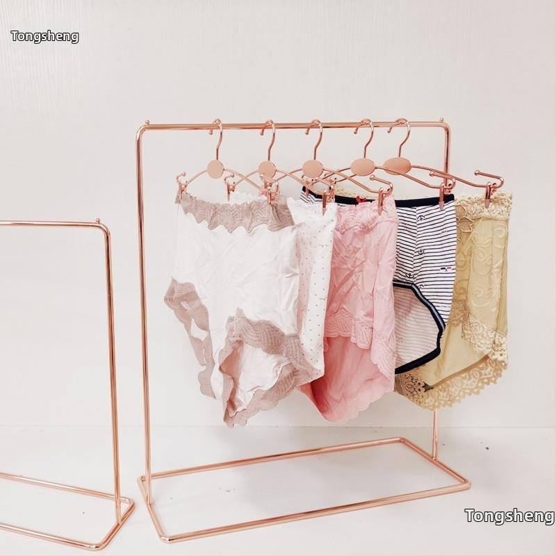 Stolný stojan na spodné prádlo s kovovým vešiakom na podprsenky