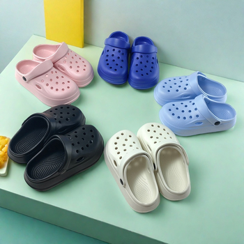 Detské EVA plážové topánky, protišmykové a proti zápachu, bez podšívky, unisex, leto 2025, Wei Sheng