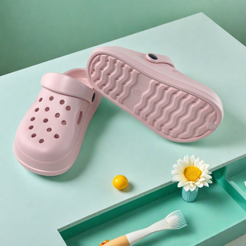 Detské EVA plážové topánky, protišmykové a proti zápachu, bez podšívky, unisex, leto 2025, Wei Sheng