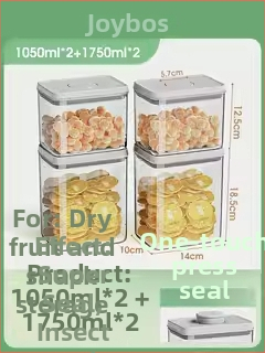 Uzavretá skladovacia nádoba, štvorcový plastový box, objem pod 300 ml, kórejský štýl