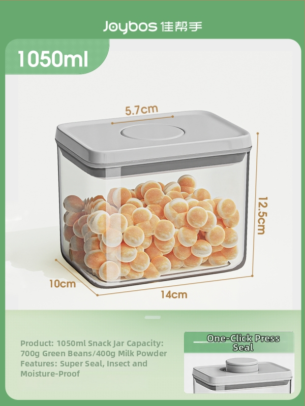 Uzavretá skladovacia nádoba, štvorcový plastový box, objem pod 300 ml, kórejský štýl