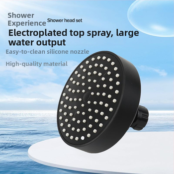 Sprchová hlavica s horným prúdom — plast — moderný minimalistický štýl