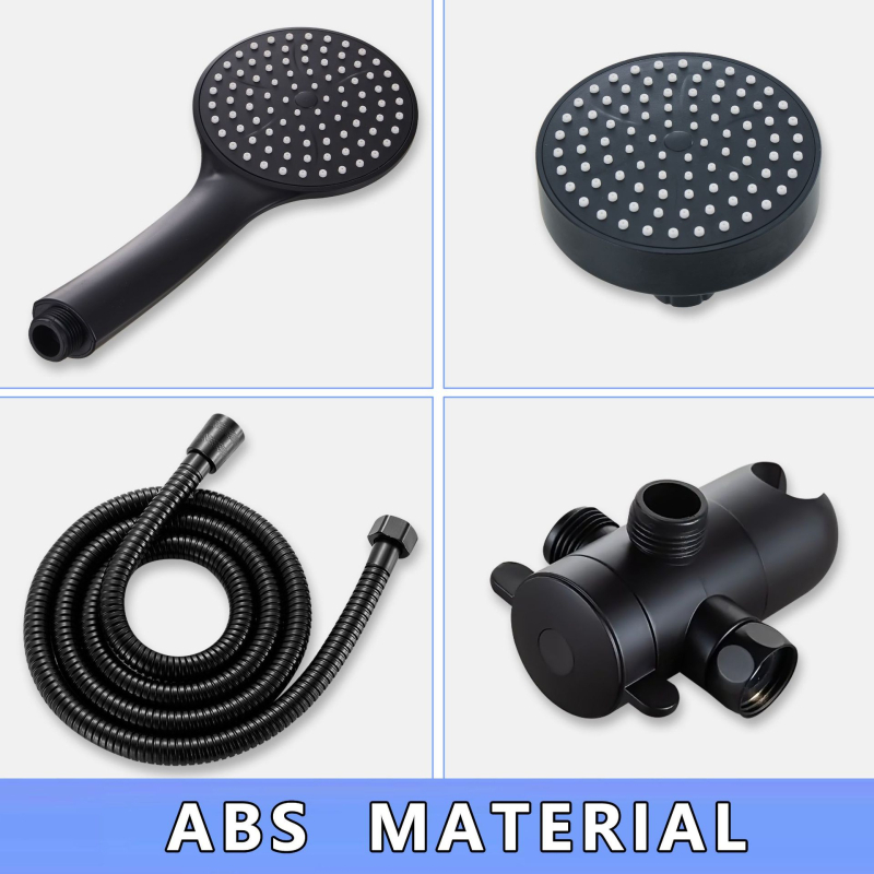 Sprchová hlavica s horným prúdom — plast — moderný minimalistický štýl