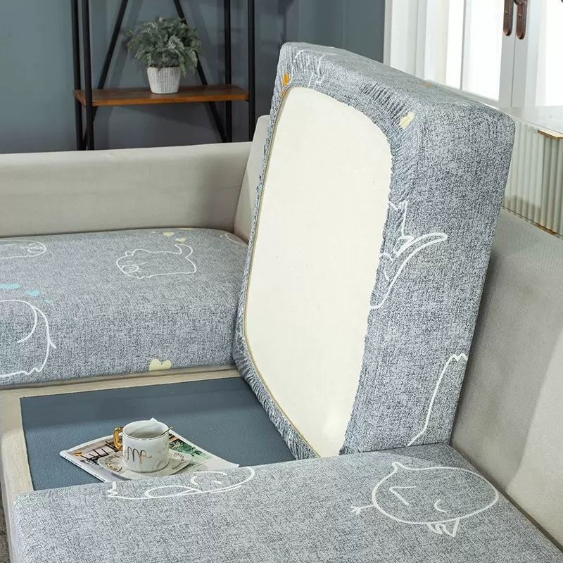 Flanelový poťah na sedačku — univerzálny, nordický štýl, kryt proti prachu