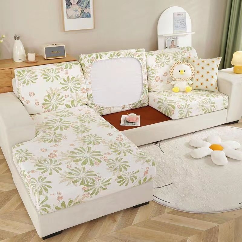 Flanelový poťah na sedačku — univerzálny, nordický štýl, kryt proti prachu