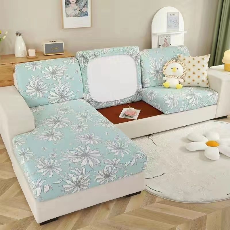 Flanelový poťah na sedačku — univerzálny, nordický štýl, kryt proti prachu