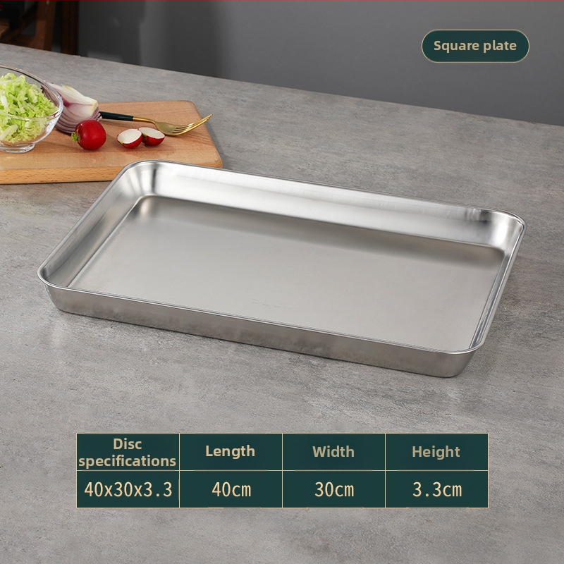 Japonská štvorcová miska z nehrdzavejúcej ocele 304, leštený povrch, tlač loga možná, prispôsobiteľná