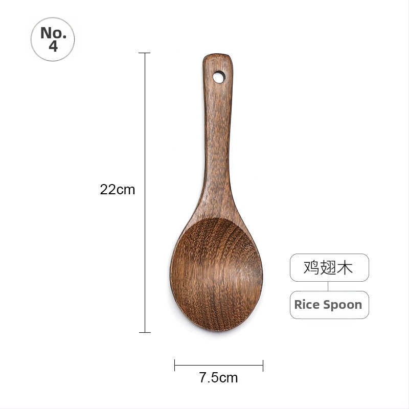 Sada drevených lyžíc a špachtlí, s drevenými rúčkami, nelepivý povrch, protišmyková vrstva, vysokoteplotná odolnosť