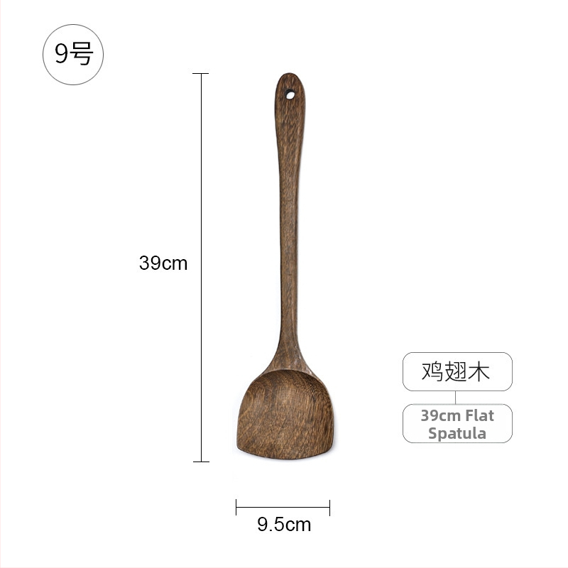 Sada drevených lyžíc a špachtlí, s drevenými rúčkami, nelepivý povrch, protišmyková vrstva, vysokoteplotná odolnosť