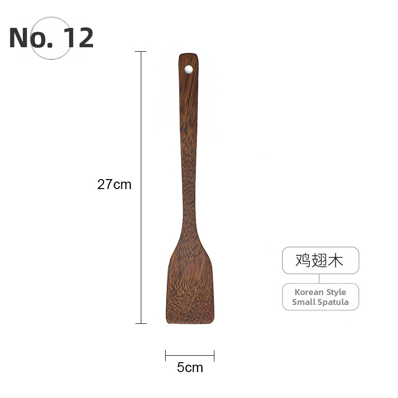 Sada drevených lyžíc a špachtlí, s drevenými rúčkami, nelepivý povrch, protišmyková vrstva, vysokoteplotná odolnosť