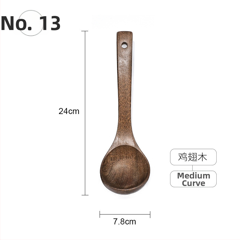 Sada drevených lyžíc a špachtlí, s drevenými rúčkami, nelepivý povrch, protišmyková vrstva, vysokoteplotná odolnosť