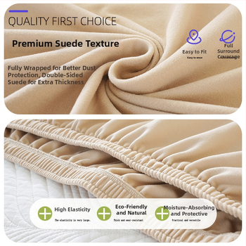 Obal na vankúš sedačky, polyester, protišmykový, univerzálny pre štyri obdobia, kompatibilný s modulárnou pohovkou, jednofarebný vzor, štýl svieži